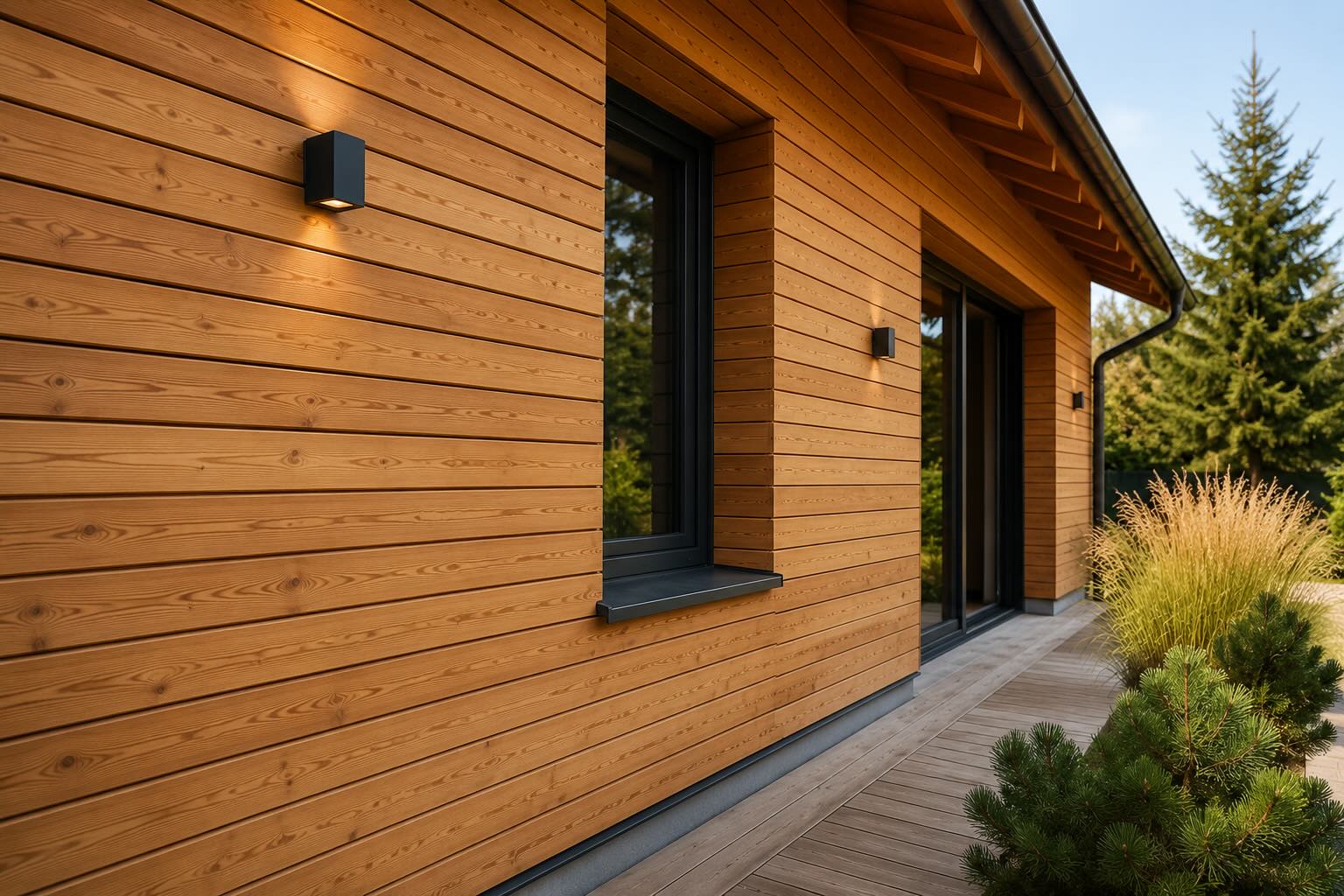 Srovnání tří profilů fasádních palubek: Rhombus, Softline a Klasik ze sibiřského modřínu